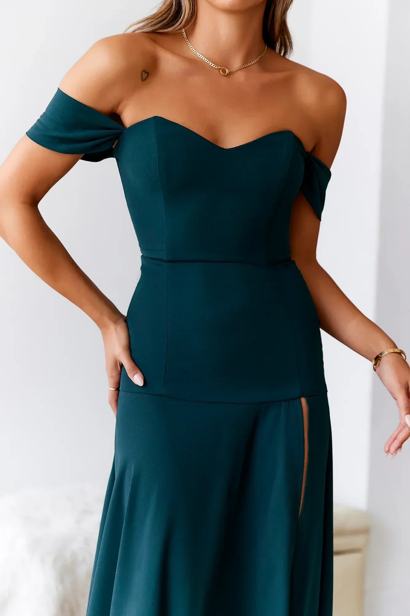 Blushing Cinderella Maxi Dress