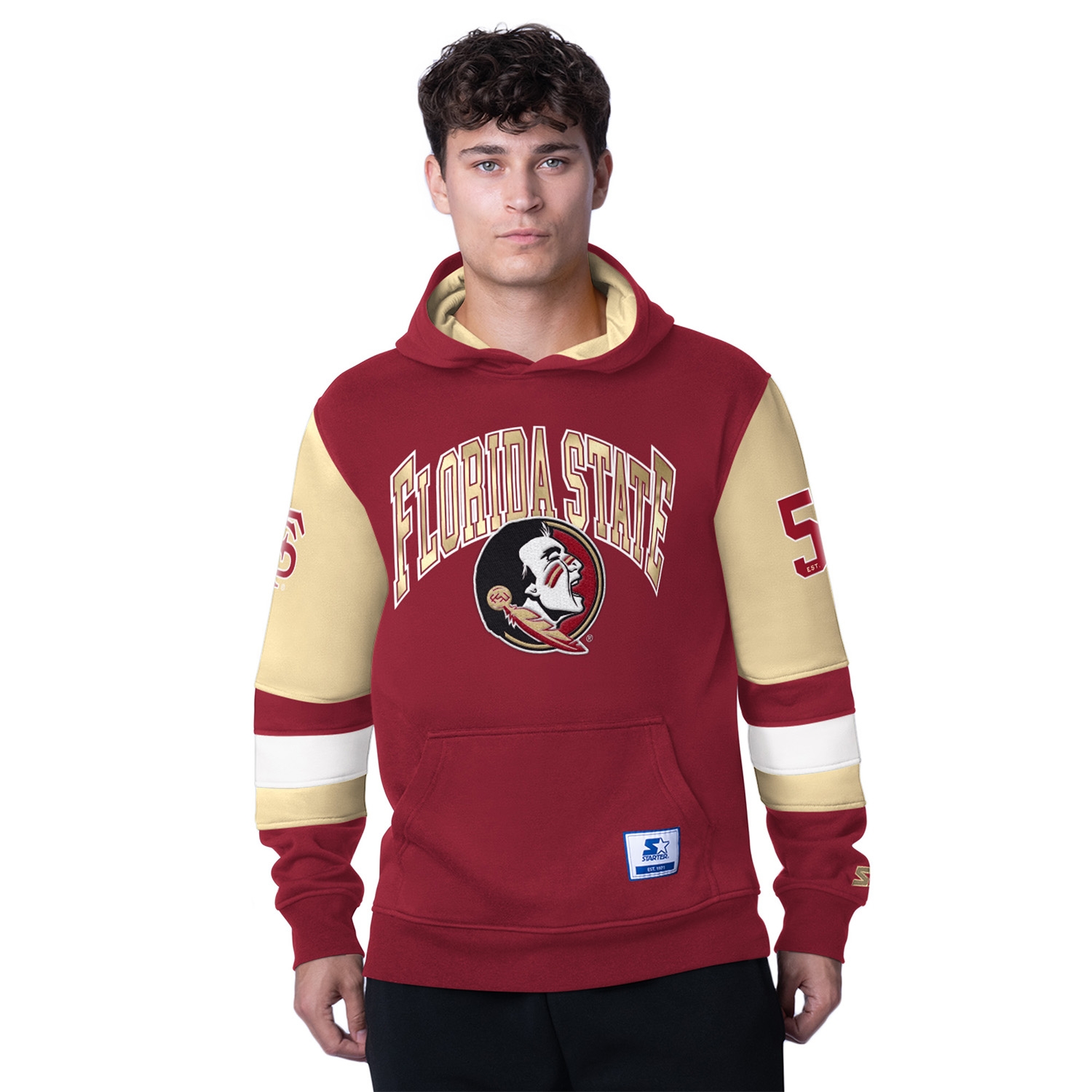 Florida State Seminoles Starter End Zone NCAA Hoodie Red