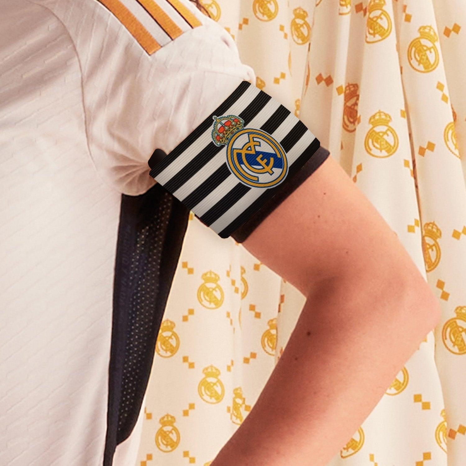 Captain Armband Kids Real Madrid Crest Black /White