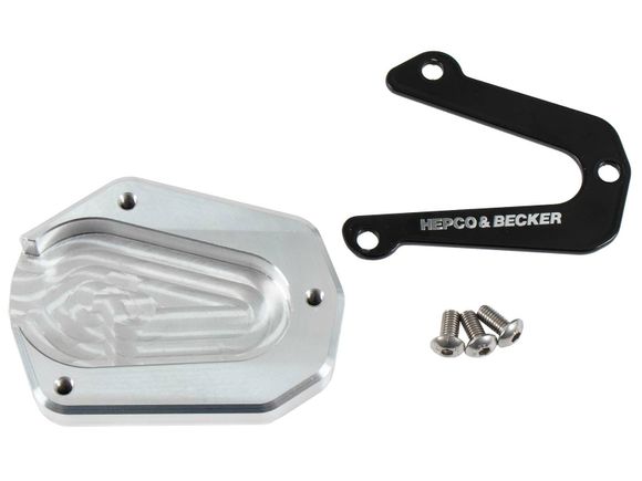 Hepco & Becker side stand extension - black/silverTRIUMPH 900 TIGER 900 RALLY PRO - 2024 - 2025Ref: Hbe02619A / 42117657 00 91