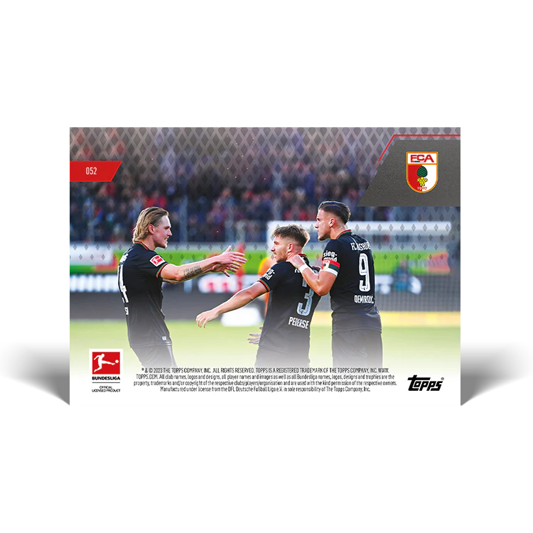 Topps UK - Fredrik Jensen - Three assists in 2-5 away win - Bundesliga TOPPS NOW® Card #52