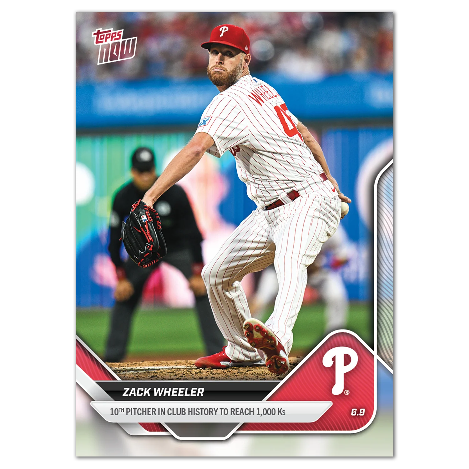 Zack Wheeler - 2025 MLB Topps NOW® - Card 278
