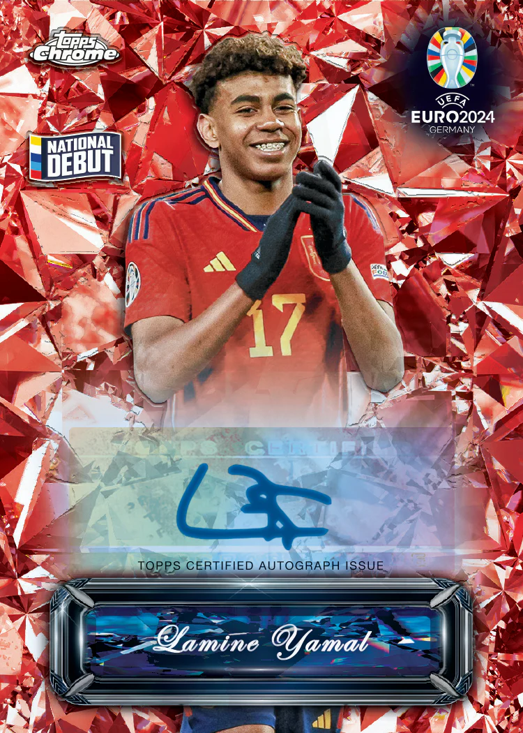 2024 Topps Chrome® UEFA EURO Sapphire Edition - Hobby Box