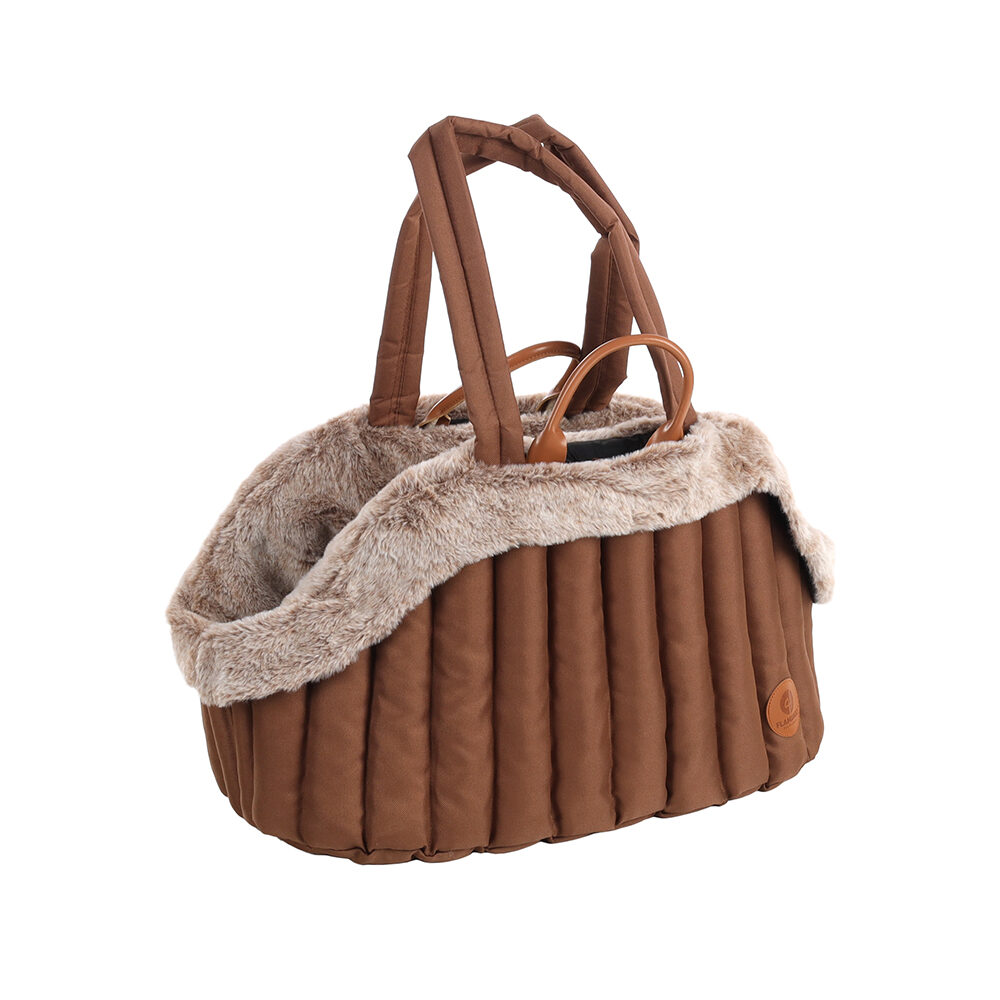 Flamingo Tuke Brown Carrier Bag - Small