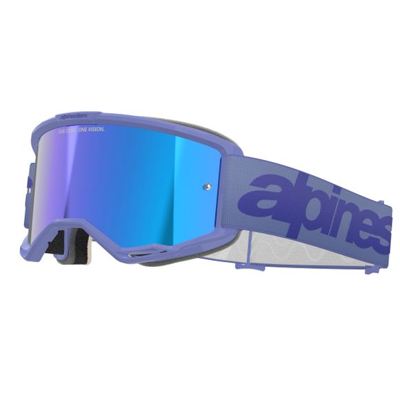 Alpinestars VISION 5 WORDMARK IRIDIUM 2025 cross goggles - PurpleRef: ap3748 / 5102425-3116-os