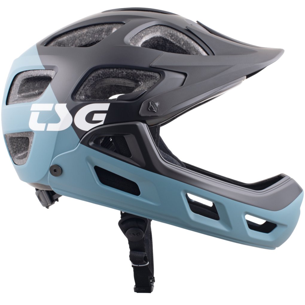TSG Seek FR Graphic Design Helmet - flow black-blue