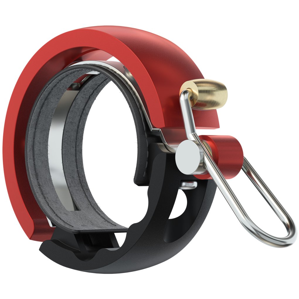 Knog Oi Luxe Bell - black/red
