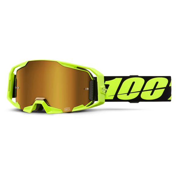 100% ARMATIC cross goggle - True Gold 2025 Mirror Screen - YellowRef: CE1491 / 50060-00004