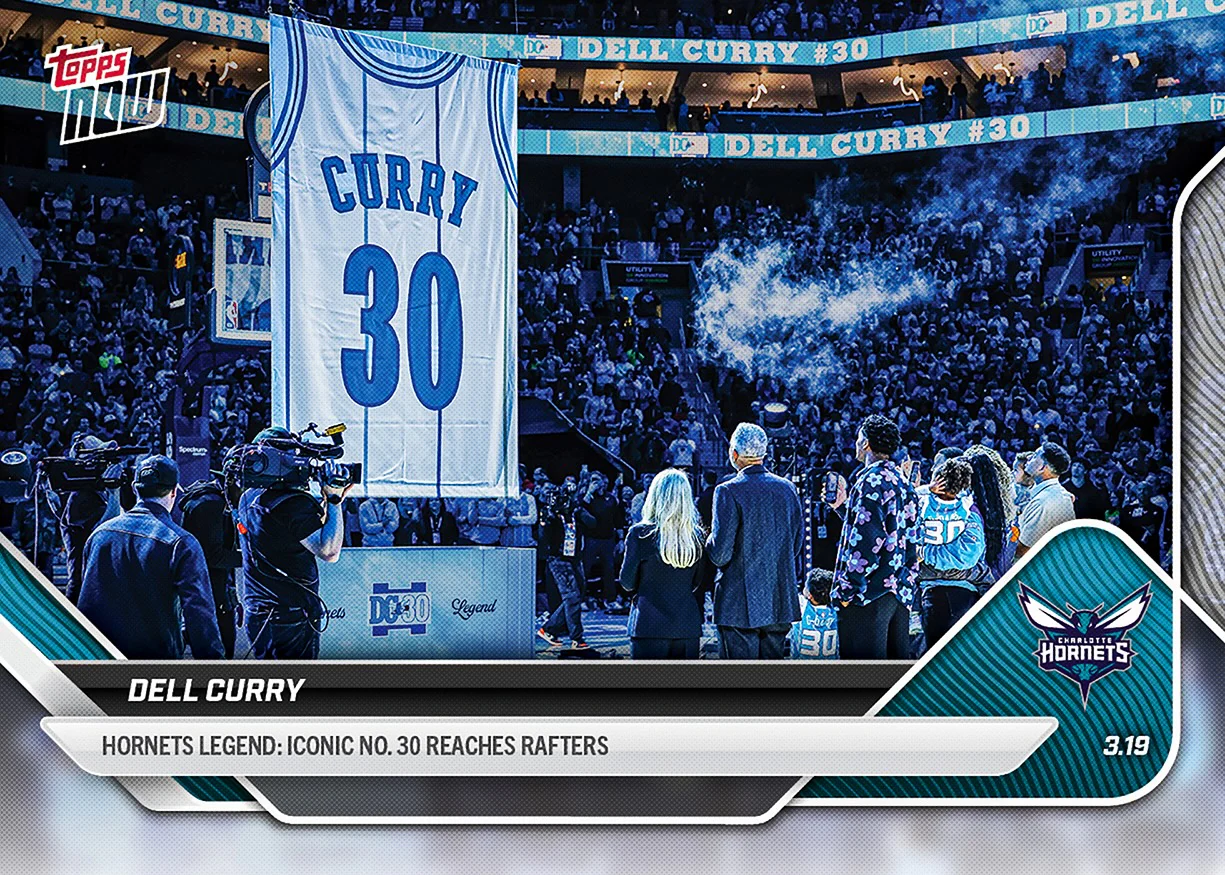 Dell Curry - 2025-26 NBA Topps NOW® - Card 215