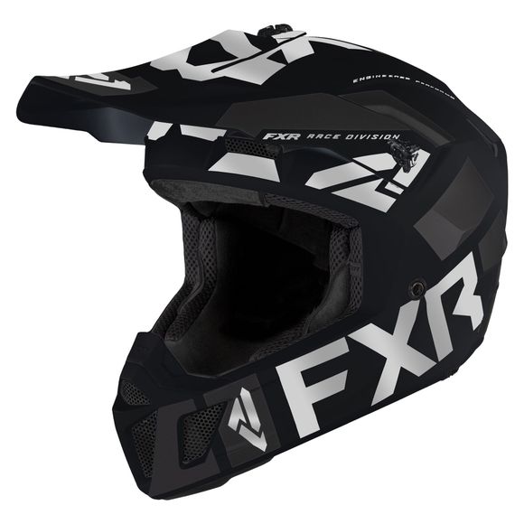 Cross helmet FXR Clutch Evo on 2023 - Black / GrayRef: FXR0419