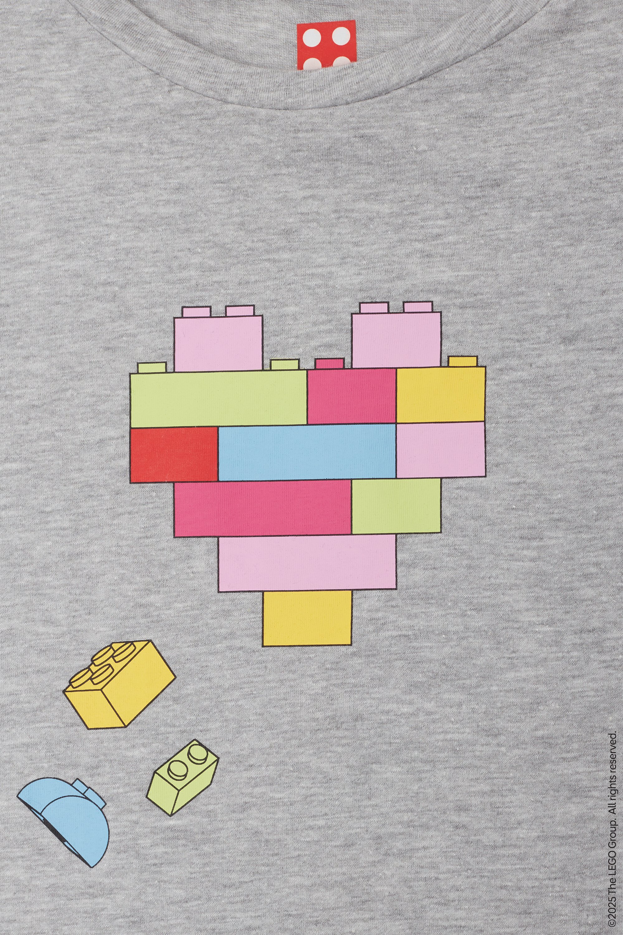 Girls’ Lego Print Long Cotton Pyjamas