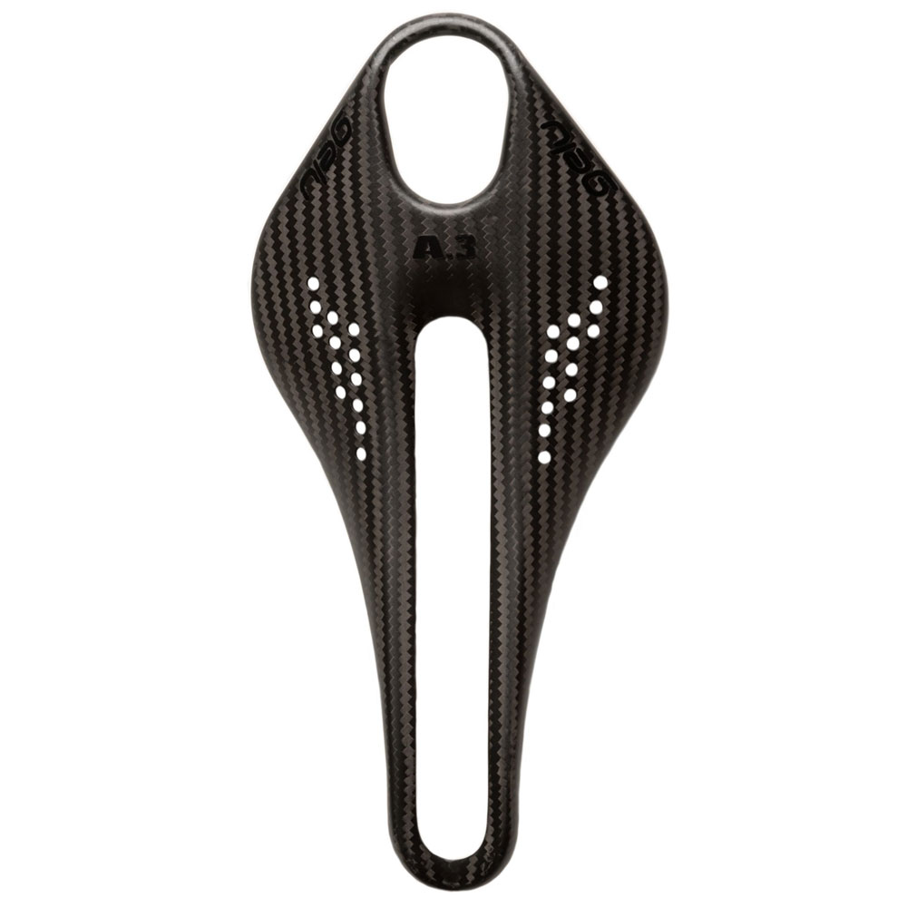 Gelu A3 Carbon Saddle with Punctured Top - black decals
