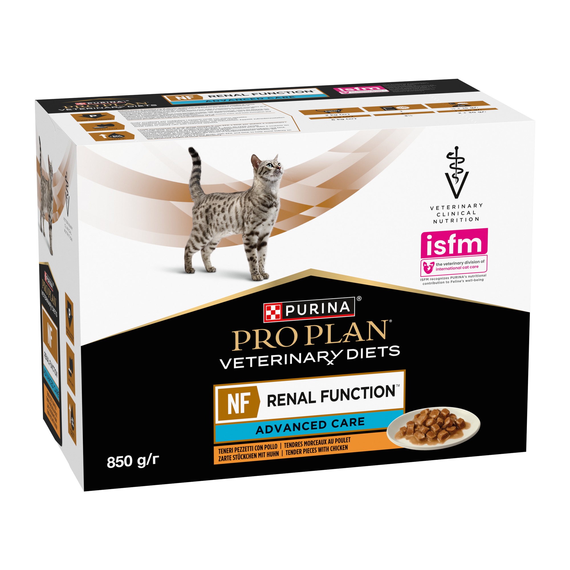 Purina Pro Plan VD NF Renal Function - Cat Pouch Chicken - 10 x 85g