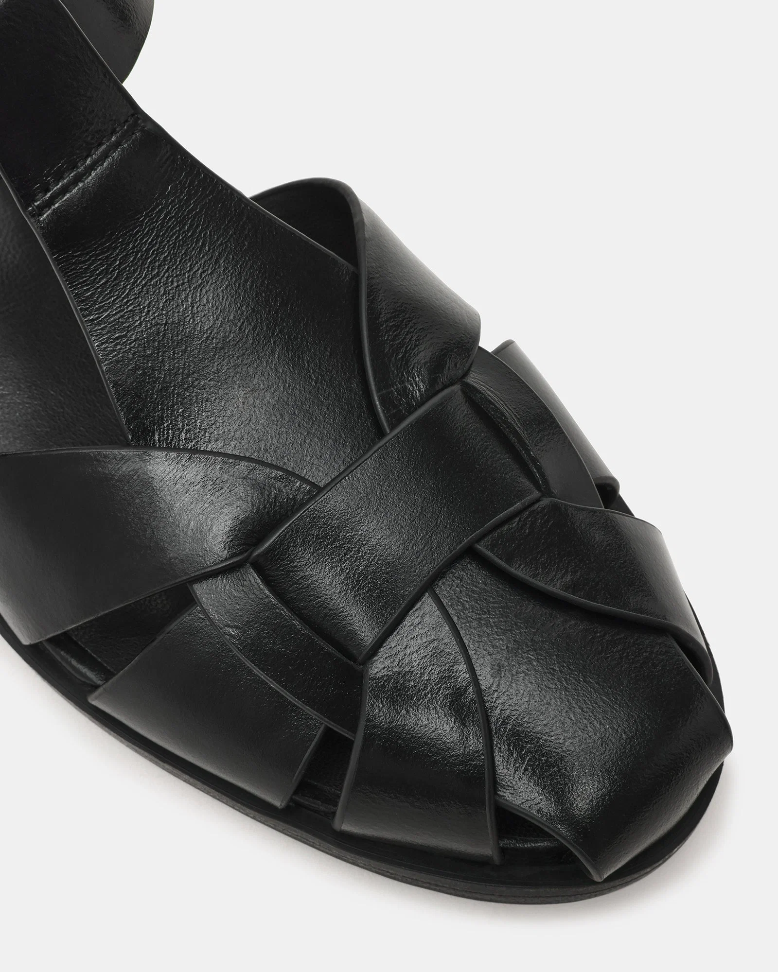 Fisk Black Leather