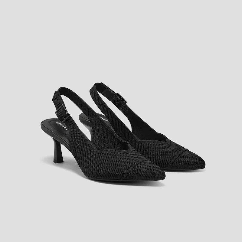 Pointed-Toe Slingback Heels (Addison)