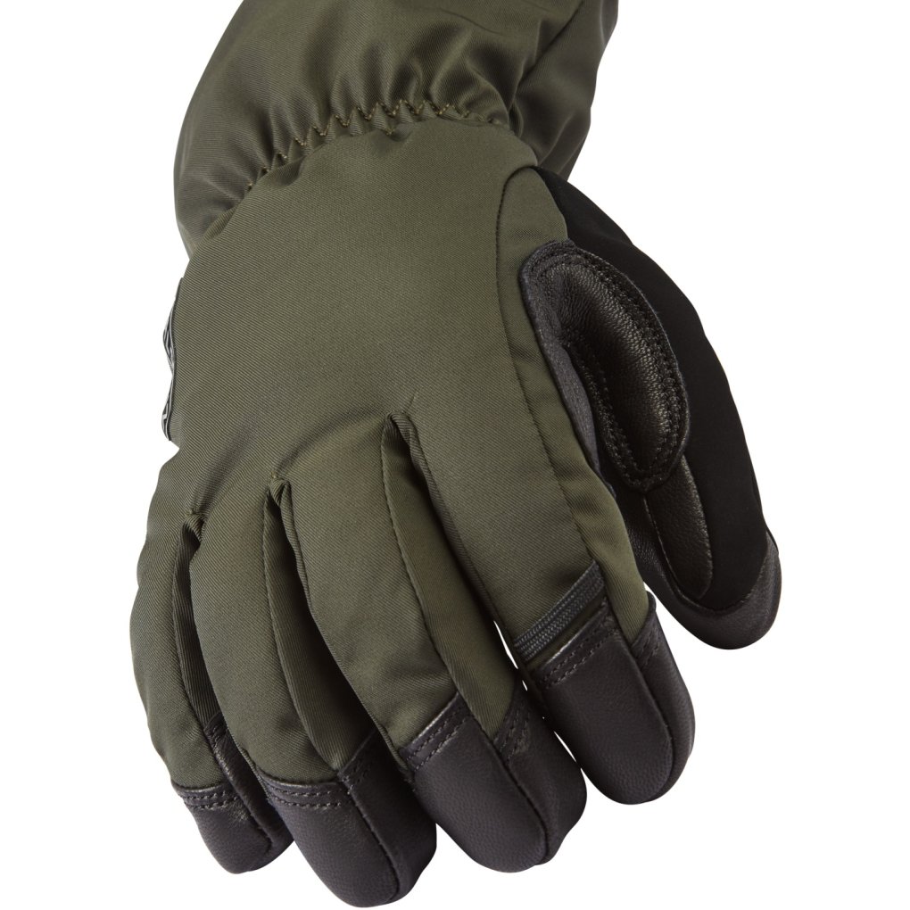 SealSkinz Southery Waterproof Extreme Cold Weather Gauntlets - Olive