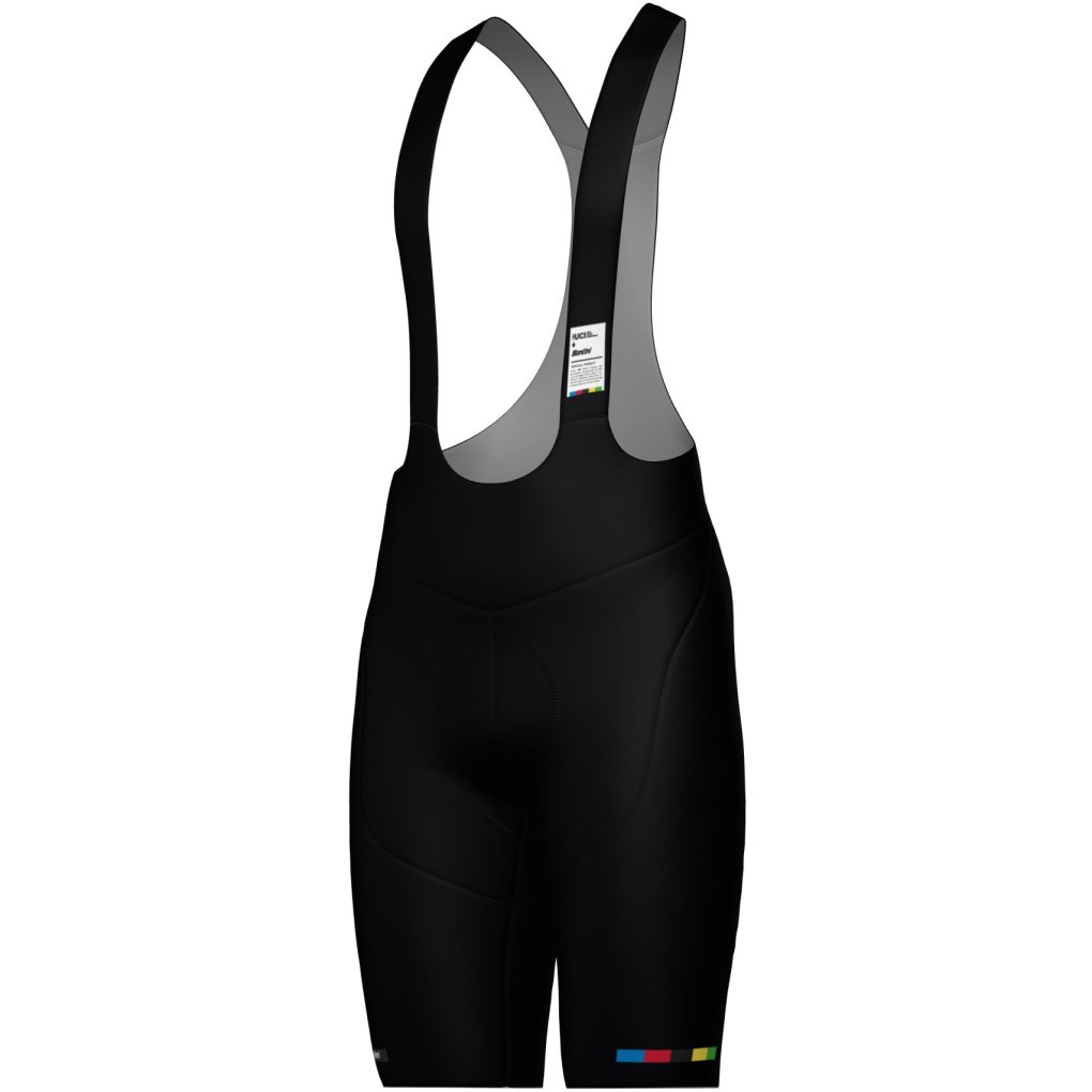 Santini UCI World Champion Mondo Bib Shorts Men RE1377GITMONDO - black NE