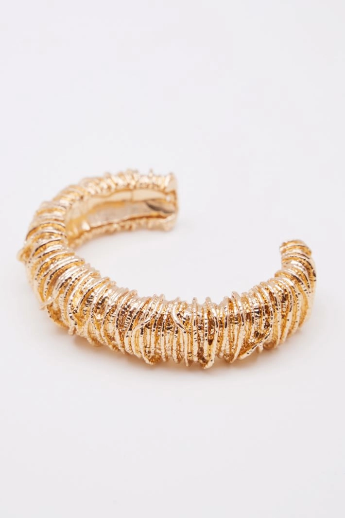 Rigid metal bracelet - GOLD