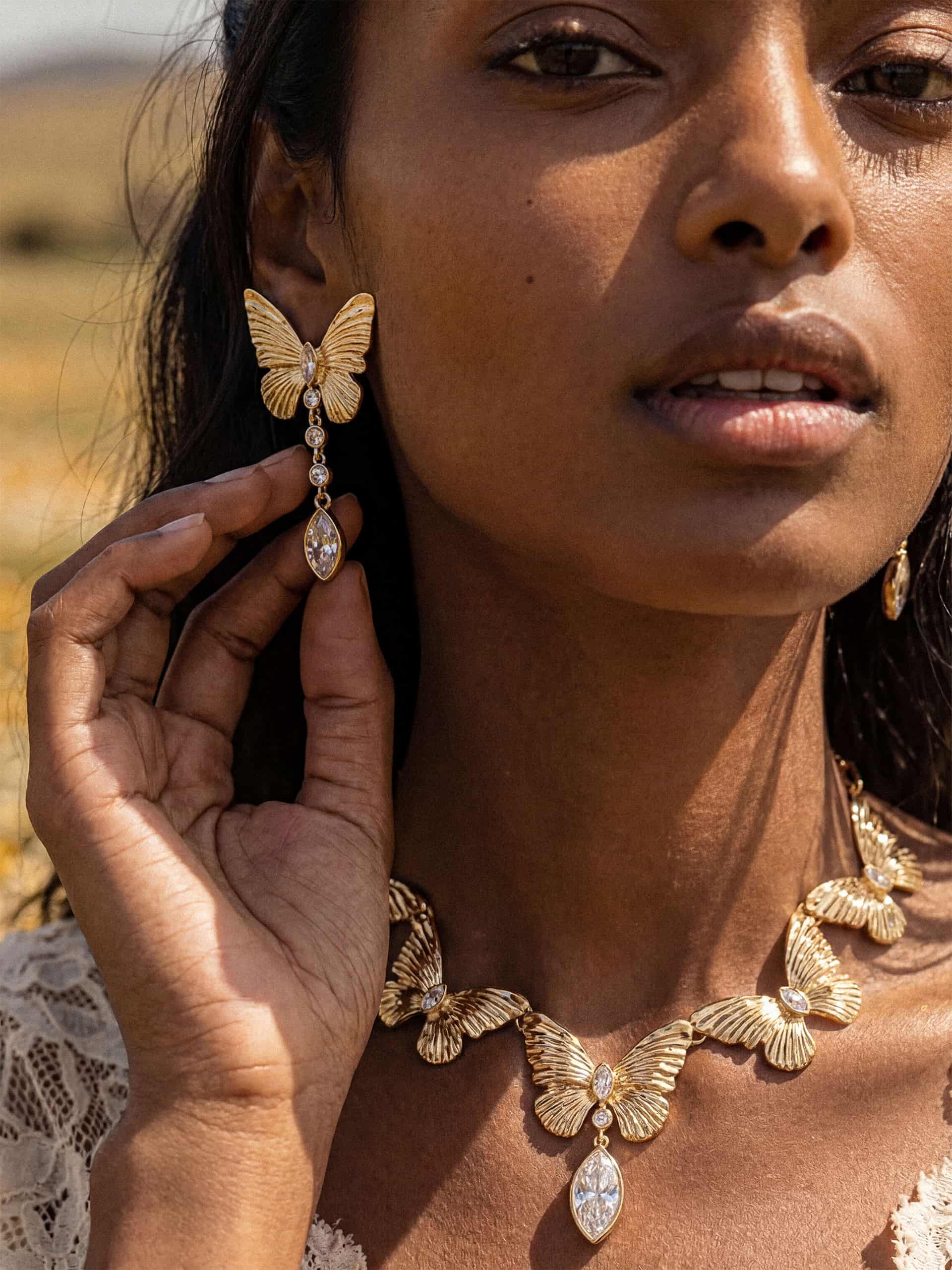 Butterfly Dangle Earrings