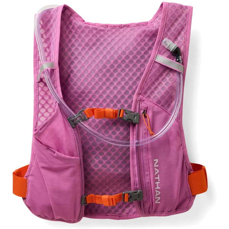 Nathan Sports Quick Start 3.0 Hydration Vest - 4L - fuchsia/orange blaze