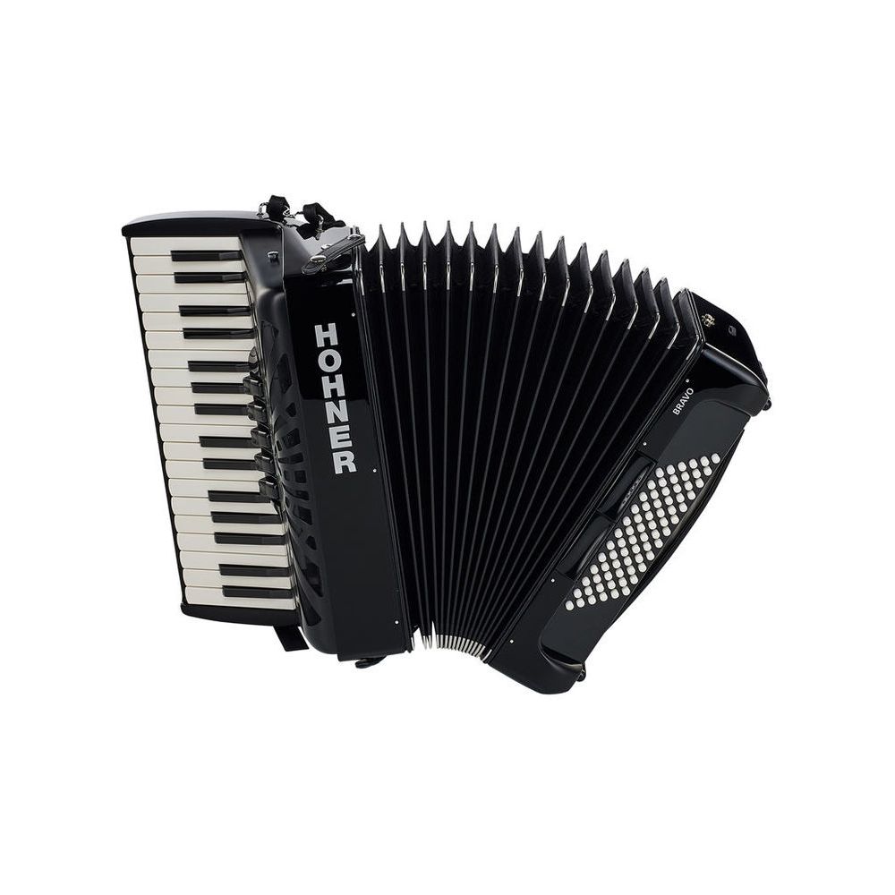 Hohner Bravo III 72 Black silent key – Thomann Ireland