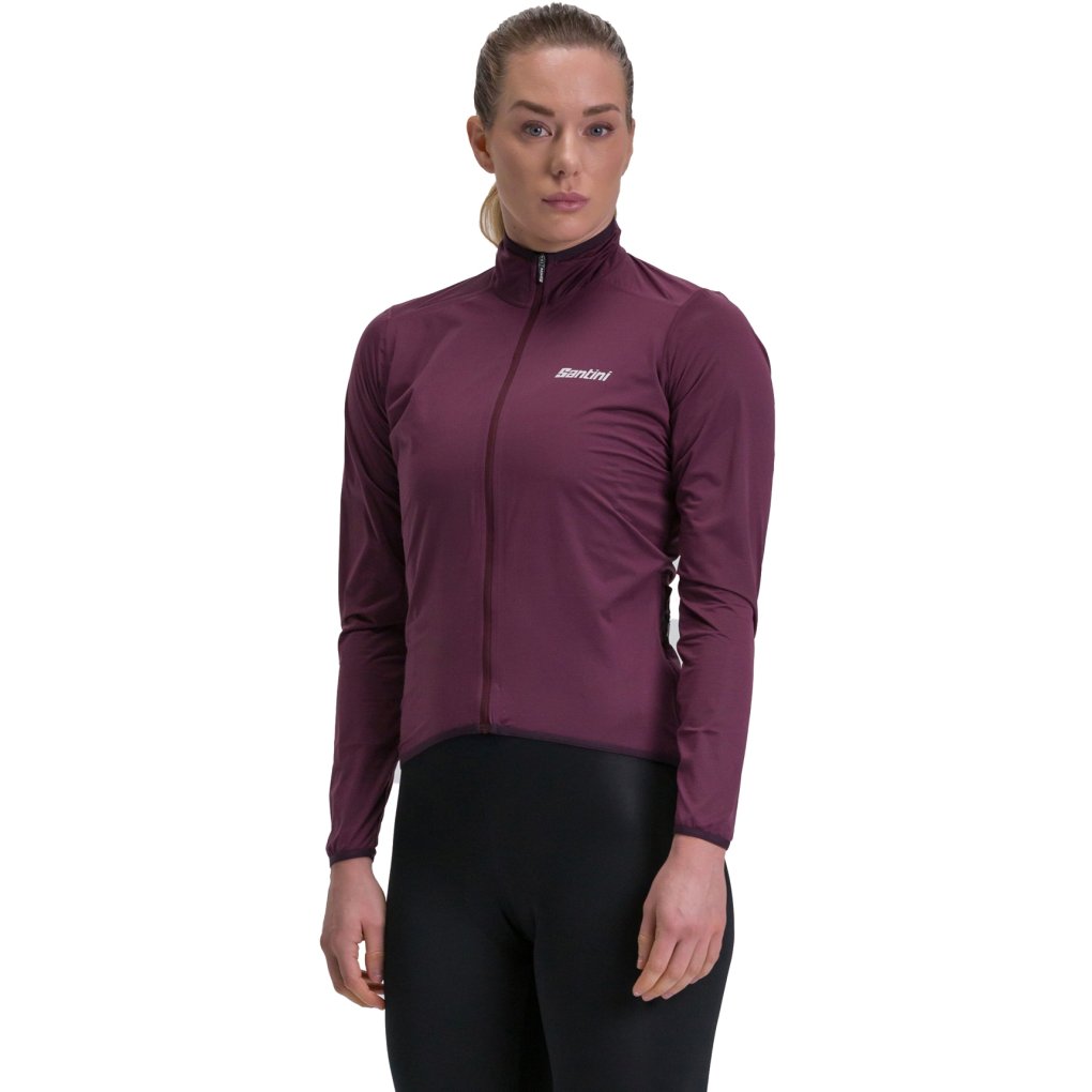 Santini Guard Nimbus Cycling Rain Jacket Women SP52375GUARDNIMB - burgundy BU