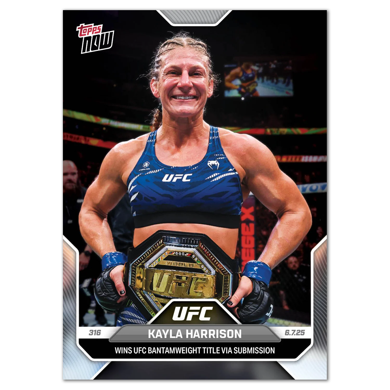 Kayla Harrison - 2025 UFC Topps NOW® - Card 16 - LOOK FOR AUTOS