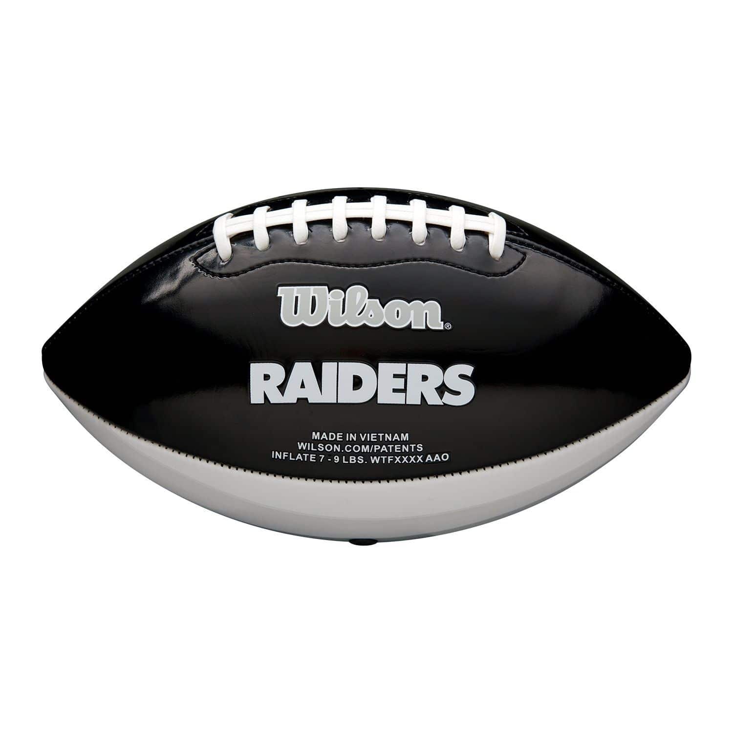 Las Vegas Raiders City Pride Wilson PeeWee Size NFL Football