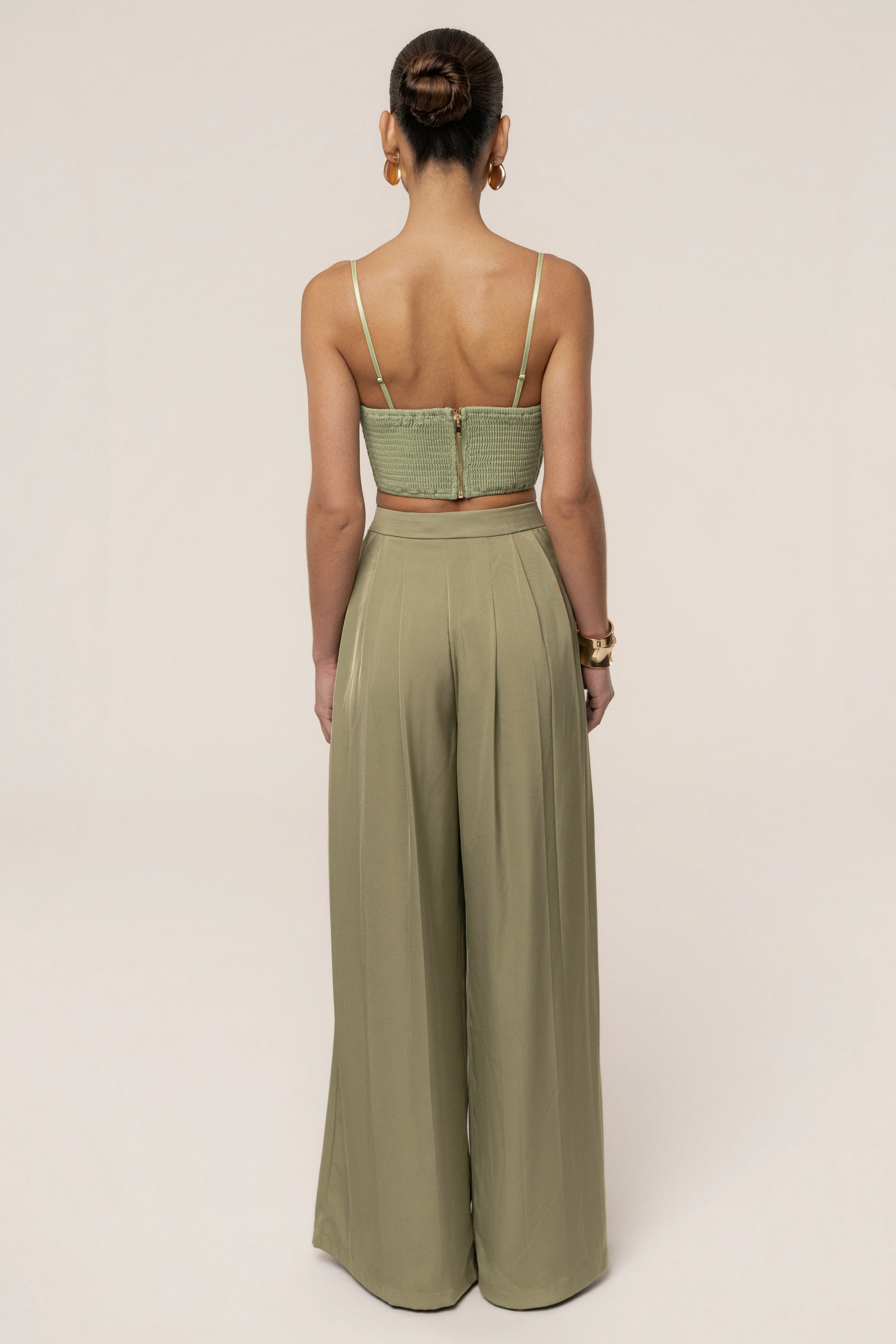 Moss Sail Away Texture Bustier