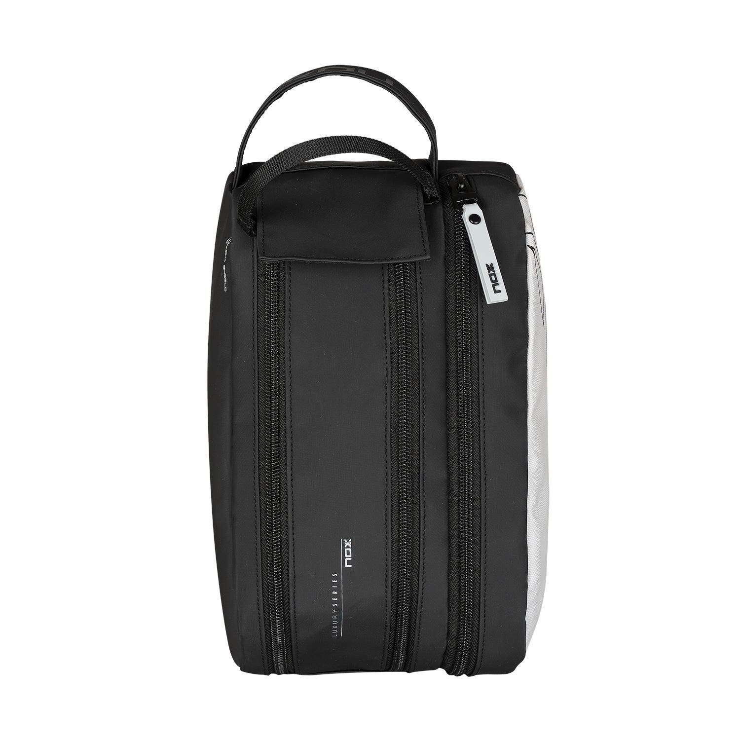 TOILET BAG NOX LUXURY SERIES BLACK BLACK WHITE