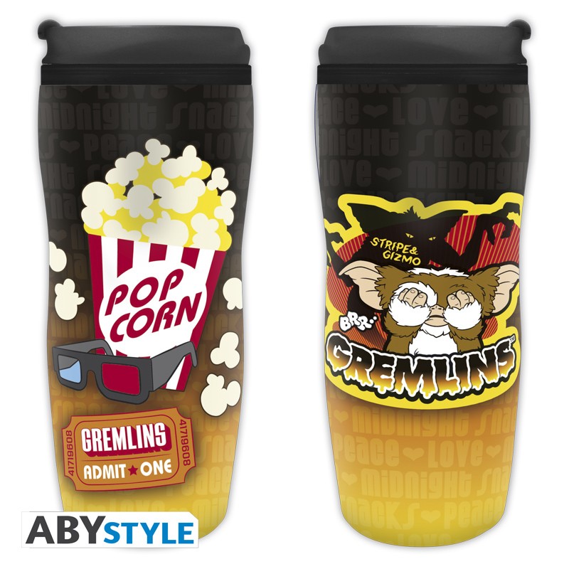 GREMLINS Travel Mug Gizmo Pop Corn
