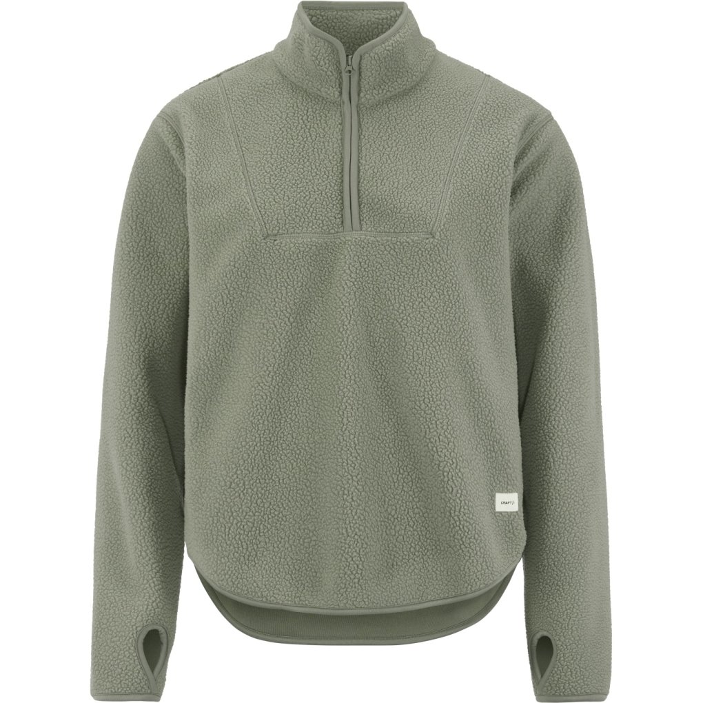 CRAFT Join Pile 1/2-Zip Fleece Sweater Women - Leaf
