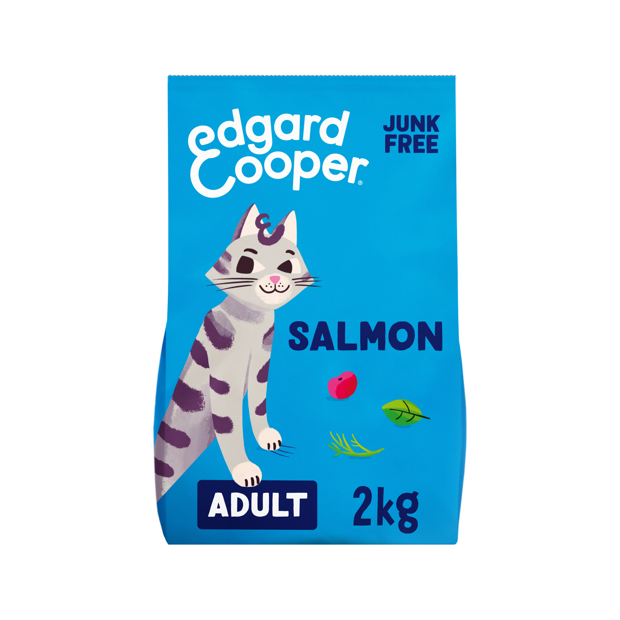 Edgard & Cooper Adult Cat - Atlantic Salmon - Kibbles - 325 g