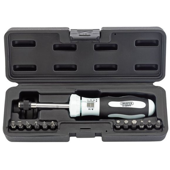 Draper Screwdriver Expert Torque Kit - 1 5 Nm UniversalRef: Dp00192A / 1149391
