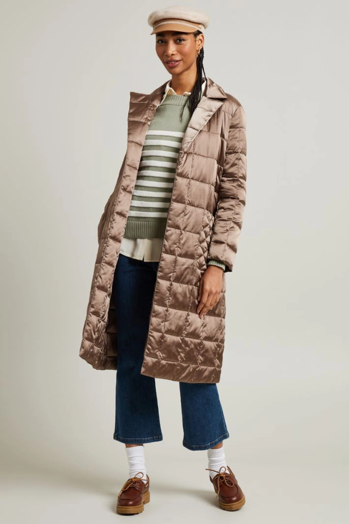 Padded coat - BRONZE
