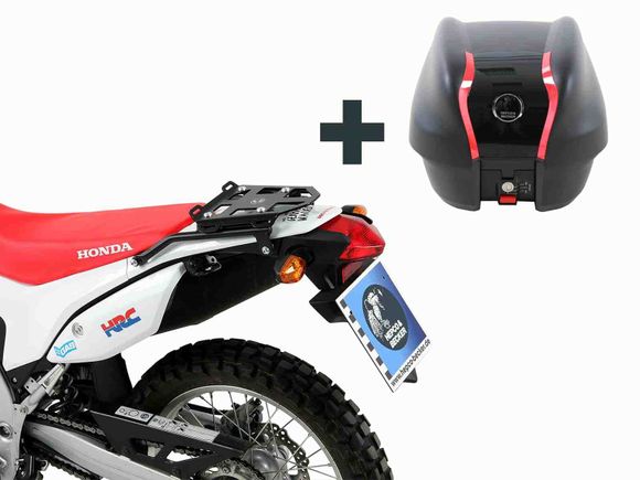 Top case Hepco & Becker Journey 30 Kit complet avec support - noirRef : HBE02020A / 650976 01 01-206