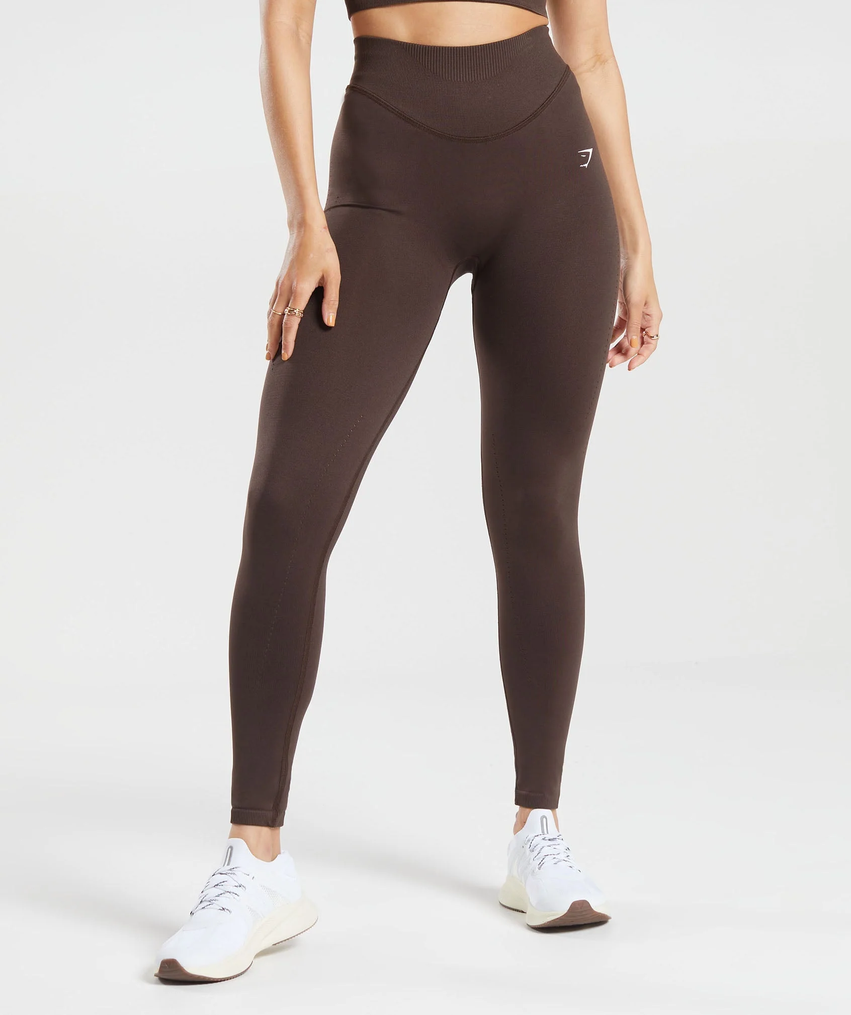 Sweat Seamless Leggings Shadow Brown