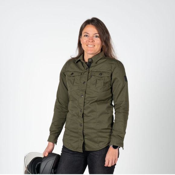 DXR EDLER LADY Motorcycle Overshirt - GreenRef: DXR1039