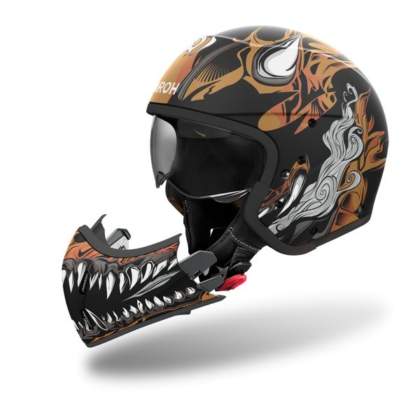 Airoh J110 modular helmet - Oni - Black / BrownRef: AR1414