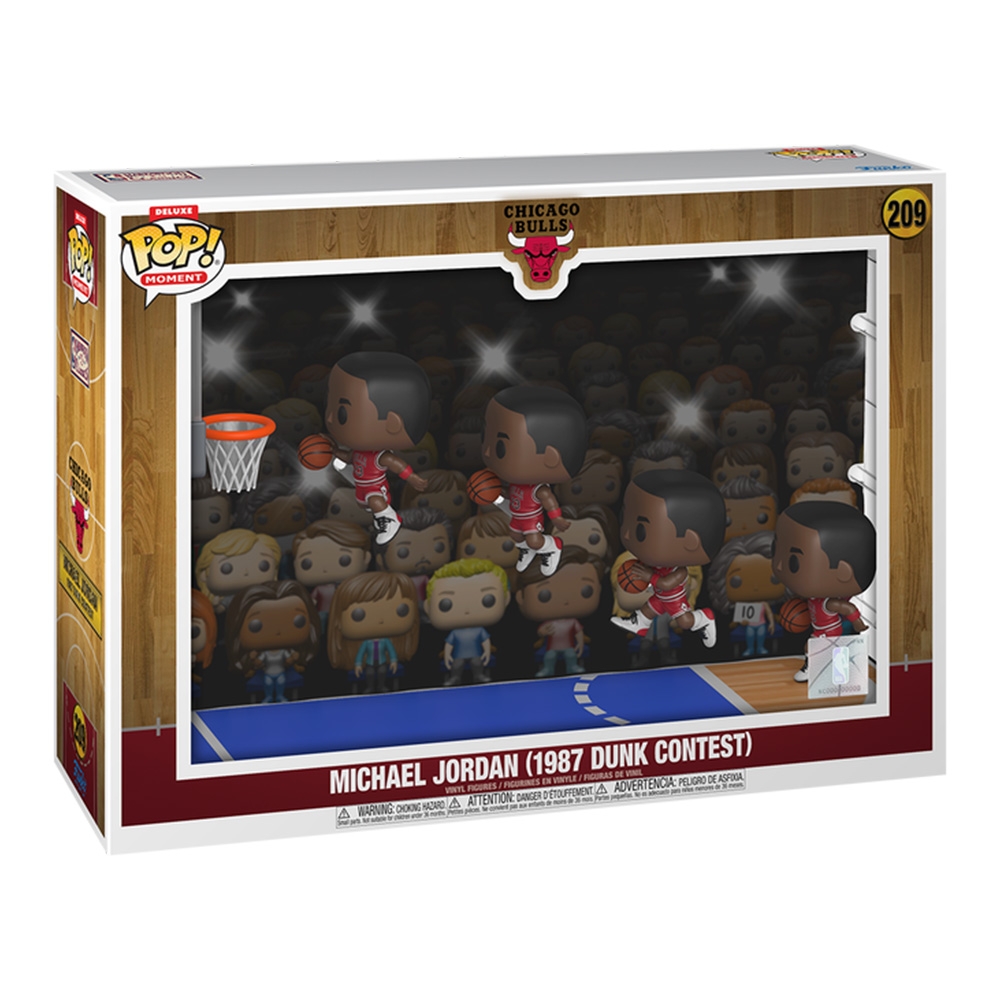 Funko POP! #209 Deluxe Moment Michael Jordan Chicago Bulls (1987 Dunk Contest)