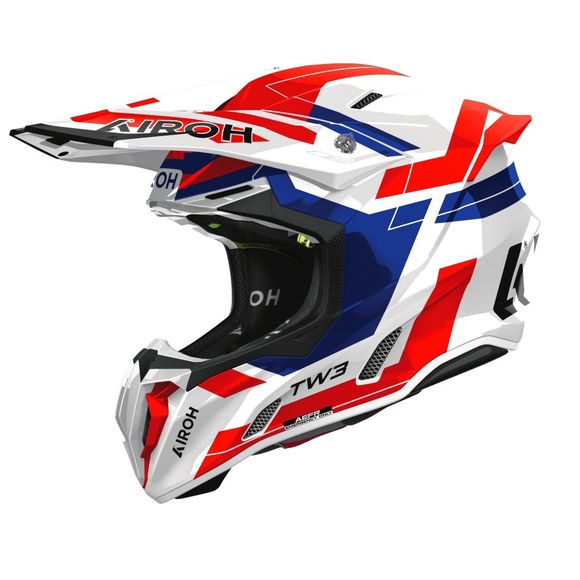 Casque cross Airoh TWIST 3 - DYNASTY 2026 - Bleu / RougeRef : AR1535-C3040