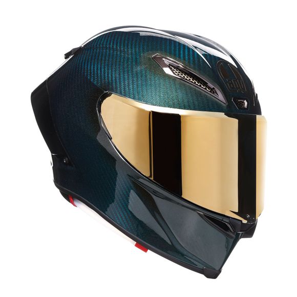 AGV PISTA GP RR Full-Face Helmet - ACQUA - LIMITED EDITION - Green / YellowRef: AG1141