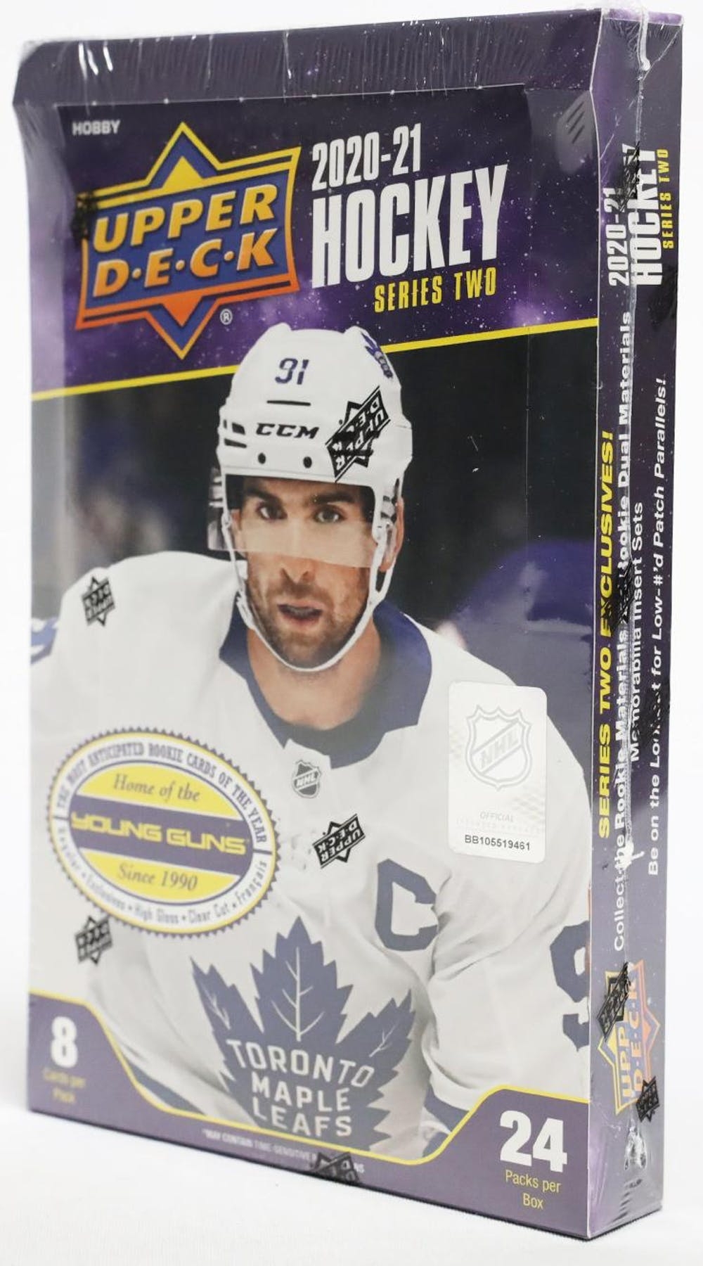 2020/21 Upper Deck Series 2 Hockey Hobby Box NHL