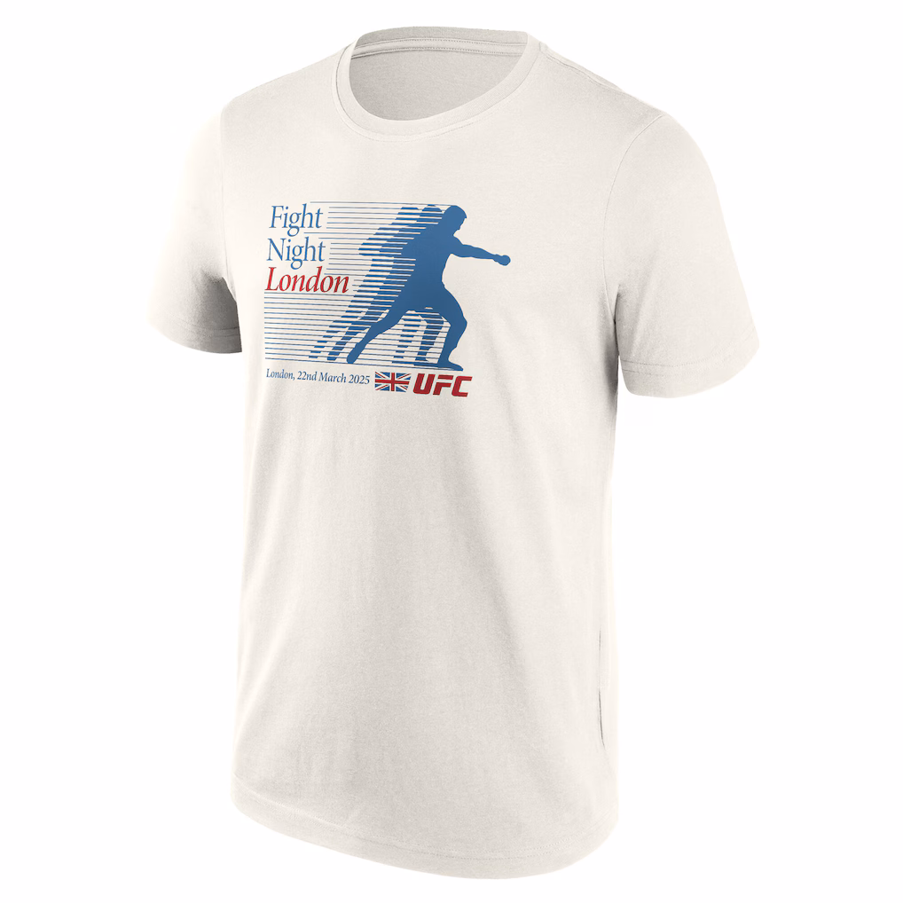 UFC London Fight Night T-Shirt - Off White - Mens