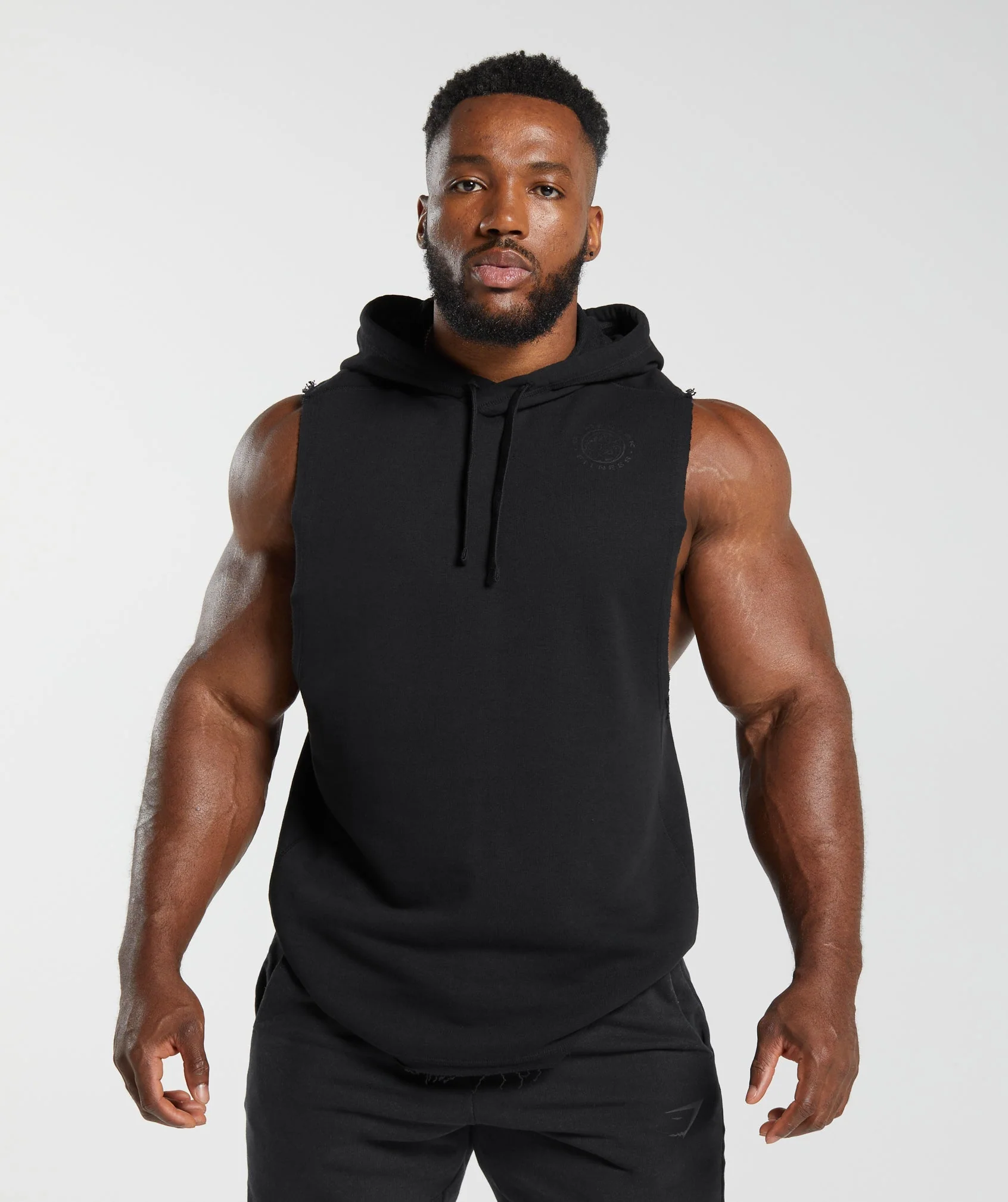 Legacy Drop Arm Hoodie Black