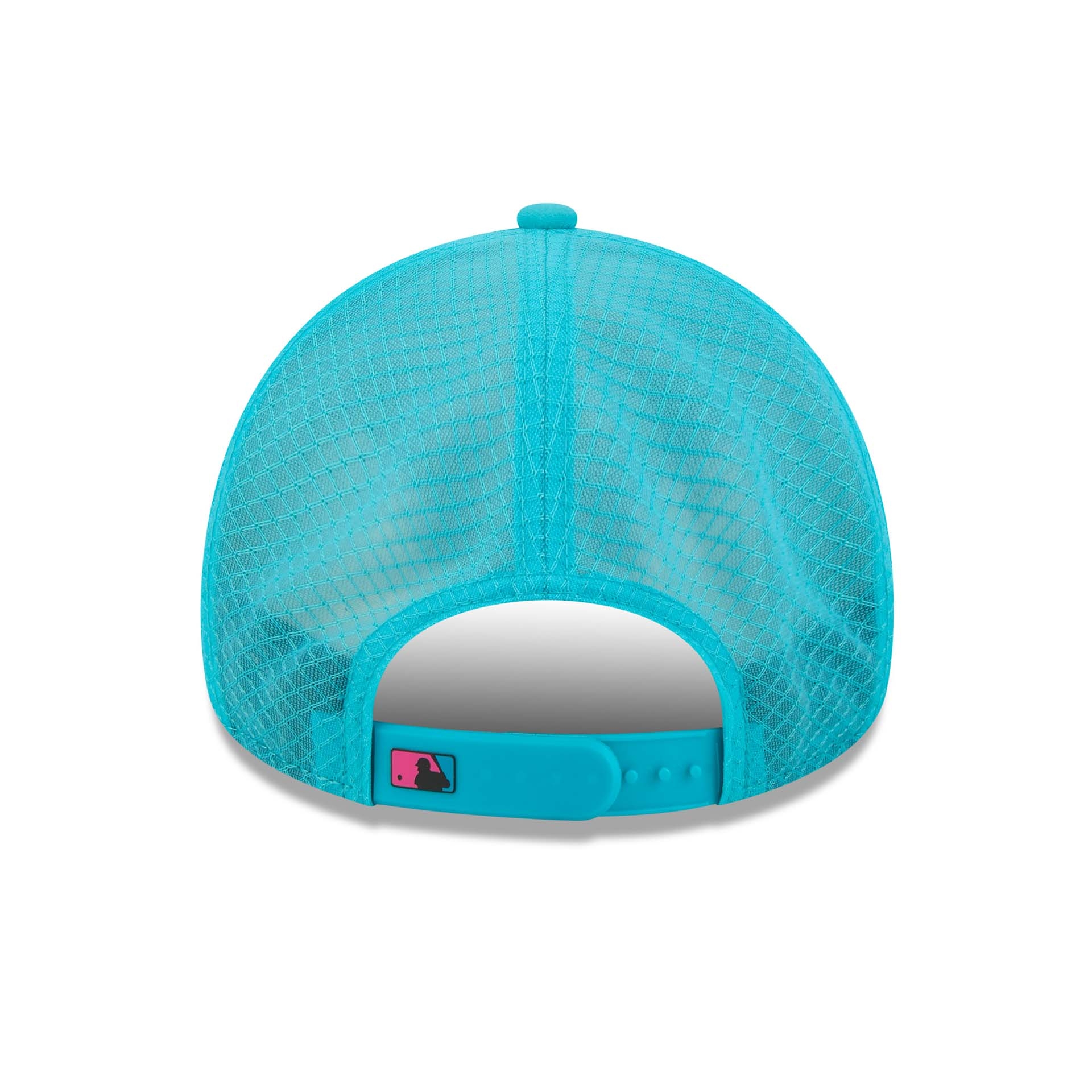 Miami Marlins 2026 MLB City Connect 9FORTY APEX Trucker Cap Teal