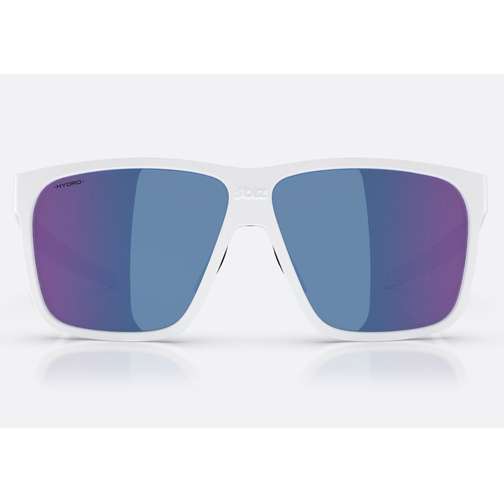 Bliz A001 Glasses - White - Grey Blue Mirror