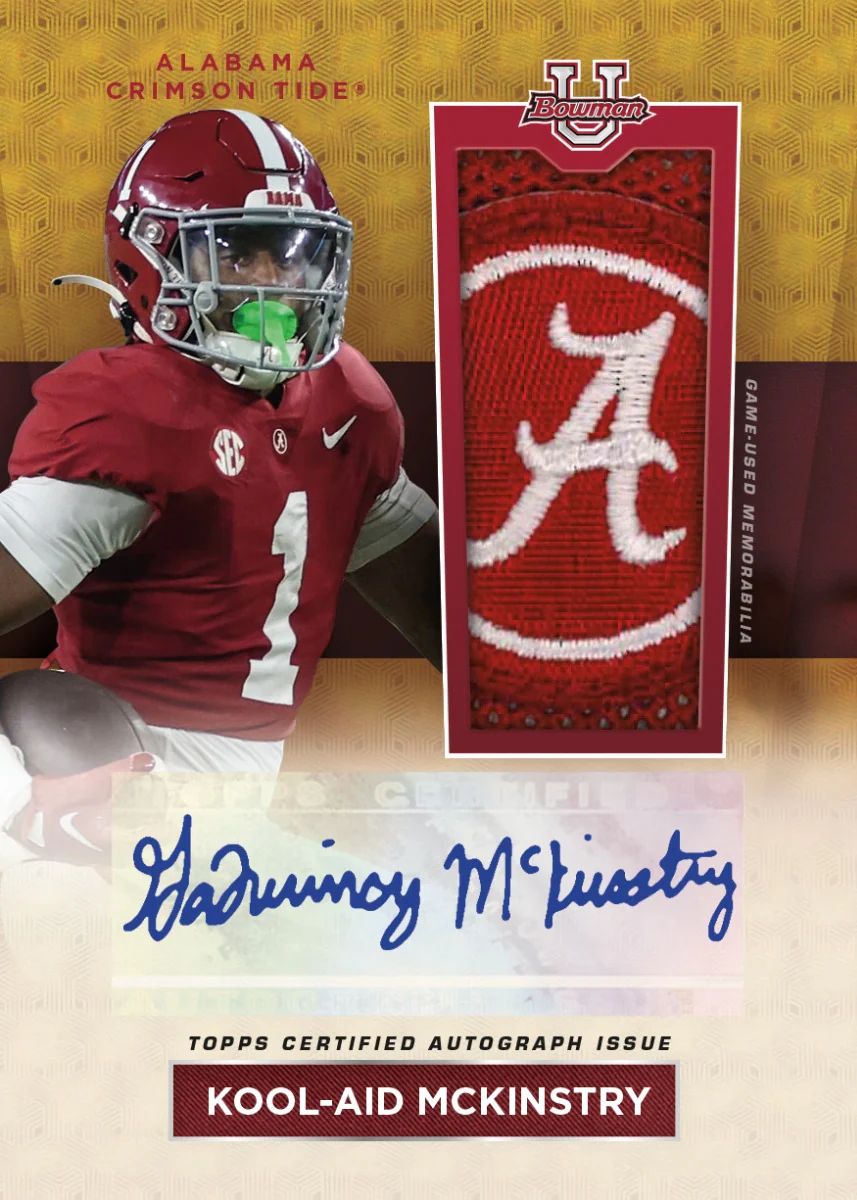 2023 Bowman U Alabama Football - Topps UK