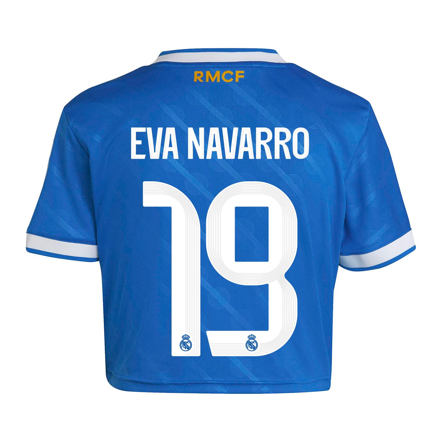 Womens Third Crop Shirt 25/26 Blue