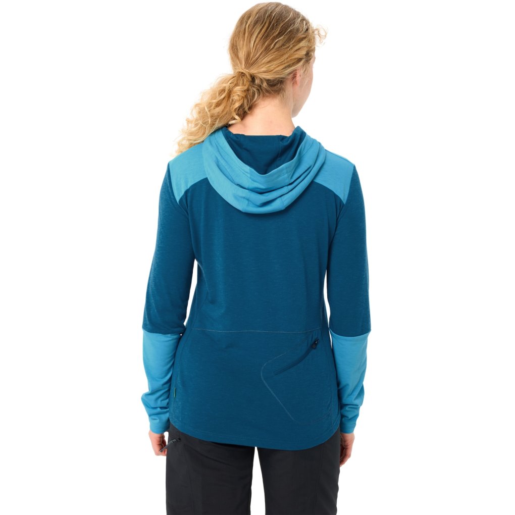 Vaude Tremalzo Long Sleeve Shirt Women - shore blue